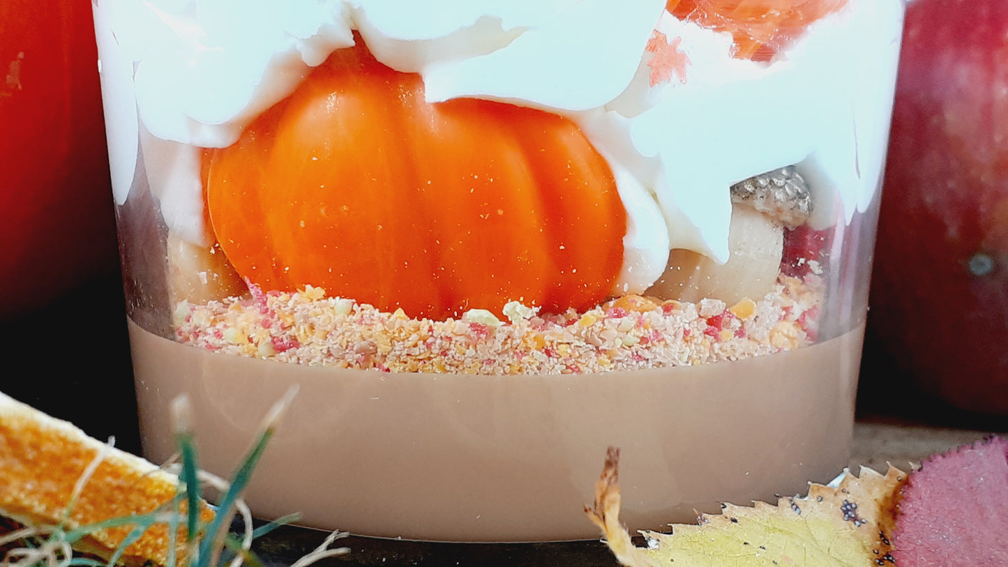 Bougie artisanale parfumée : Douceur d'Automne 🎃