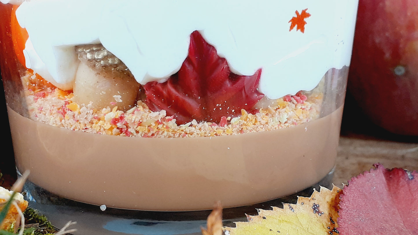 Bougie artisanale parfumée : Douceur d'Automne 🎃