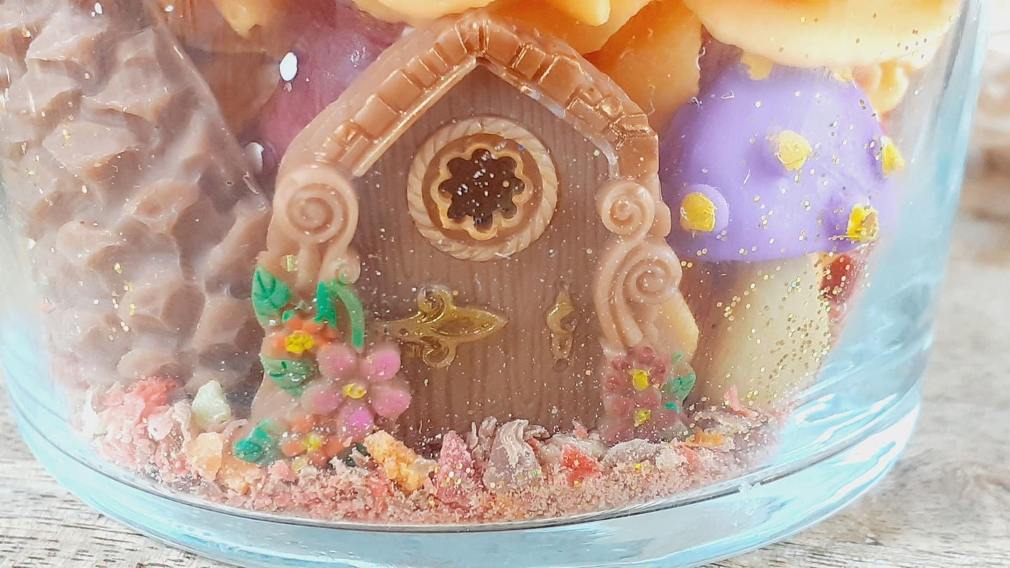 Bougie artisanale parfumée : Il était une flamme…🍄🟫