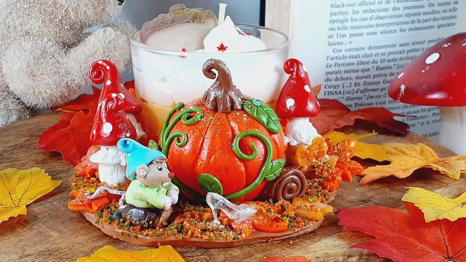 đ Dus-Dus la Souris â Gardienne des objets - Bougie artisanale -180g