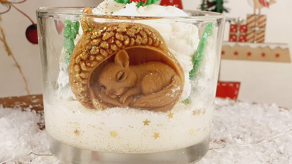 Rêve de noisette - Bougie artisanale
