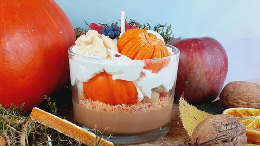 Bougie artisanale parfumée : Douceur d'Automne 🎃