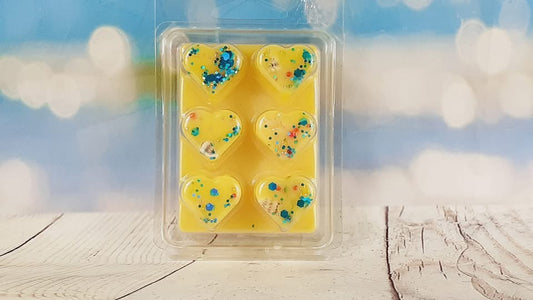Fondants cœurs scintillants à la cire d’olive et parfums de Grasse