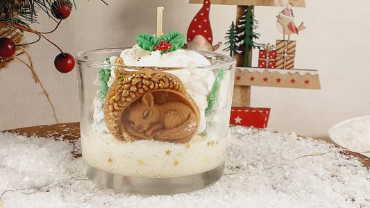Rêve de noisette - Bougie artisanale