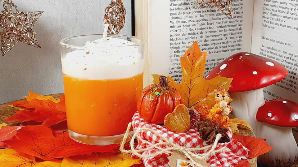 Douceur d’Automne – Bougie Gourmande & Pot à Trésors