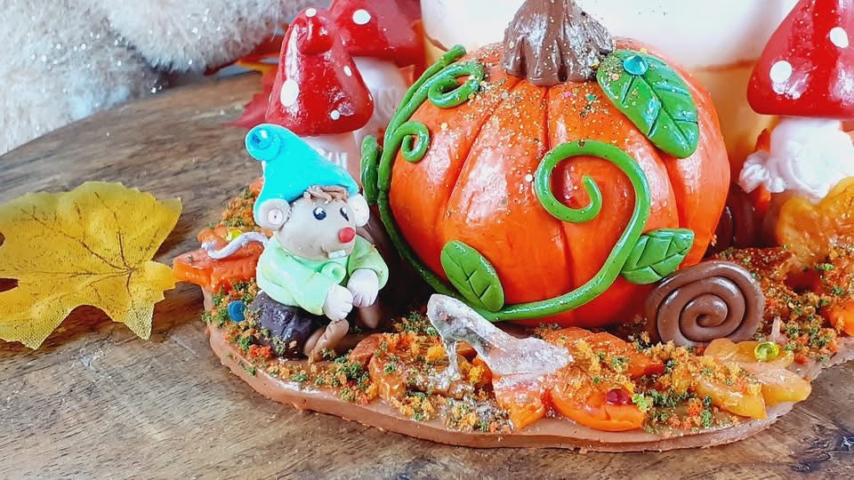 🐭 Dus-Dus la Souris – Gardienne des objets - Bougie artisanale -180g