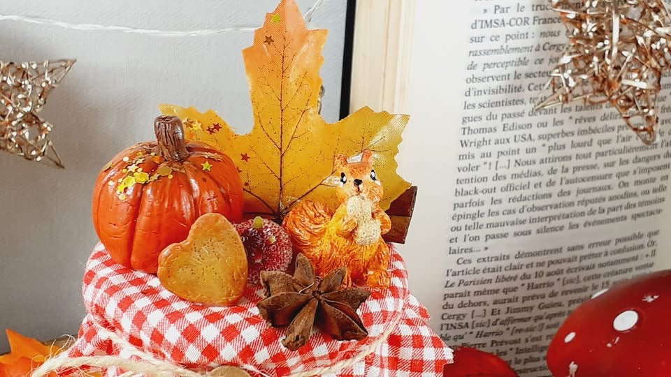 Douceur d’Automne – Bougie Gourmande & Pot à Trésors