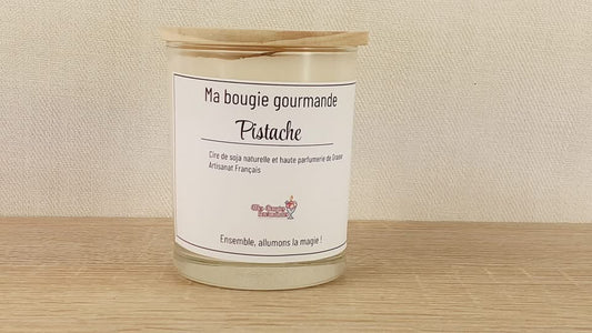 Ma bougie gourmande -Pistache